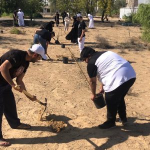 du planting Ghaf trees for UAE National Day