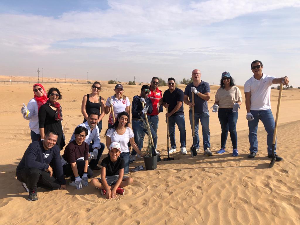 You are currently viewing Shell plants 100 Ghaf trees in Dubai desert
