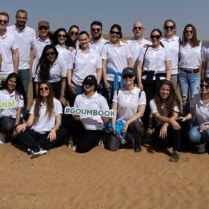 PUIG Middle East employees planted 28 Ghaf trees