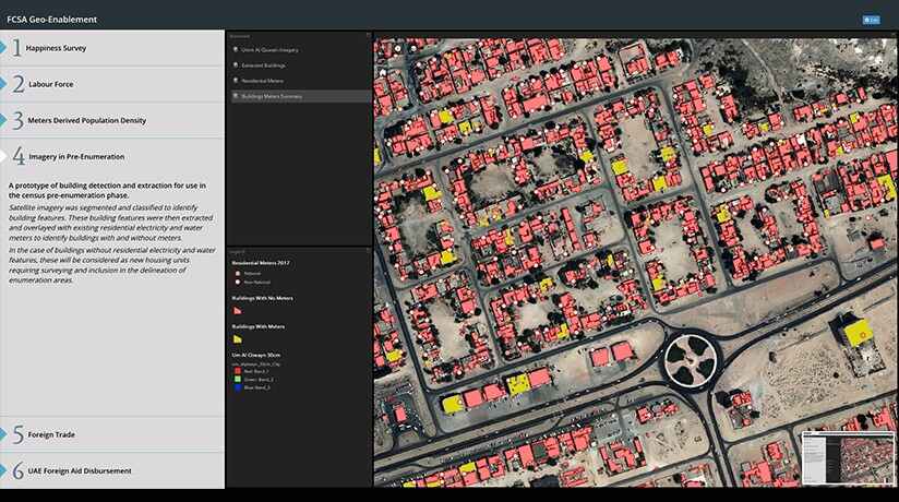 Combining extracted buildings with meters data to identify the land use