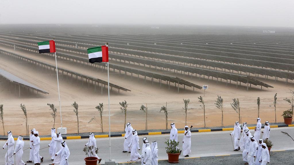 Mohammed bin Rashid Solar Park in Dubai