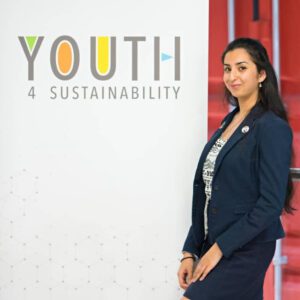 Simarna Singh, an inspiration to youth in her drive to push the sustainability agenda both locally and internationally.