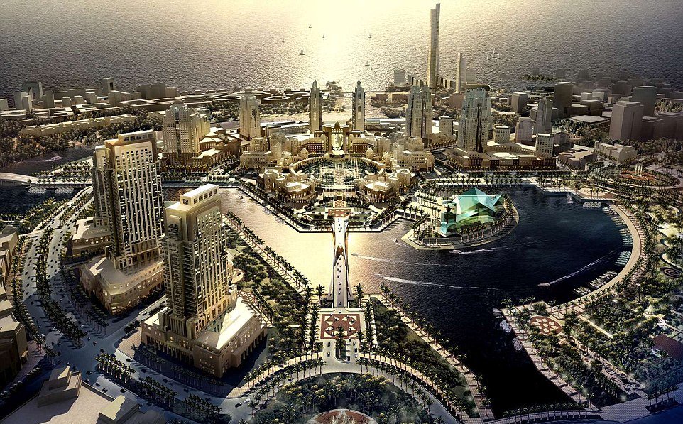 Neom, a smart futuristic city breaking ground on the Red Sea of Saudi Arabia