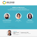 The Role of Education in Shaping a Net Zero Future | Abu Dhabi Sustainability Week